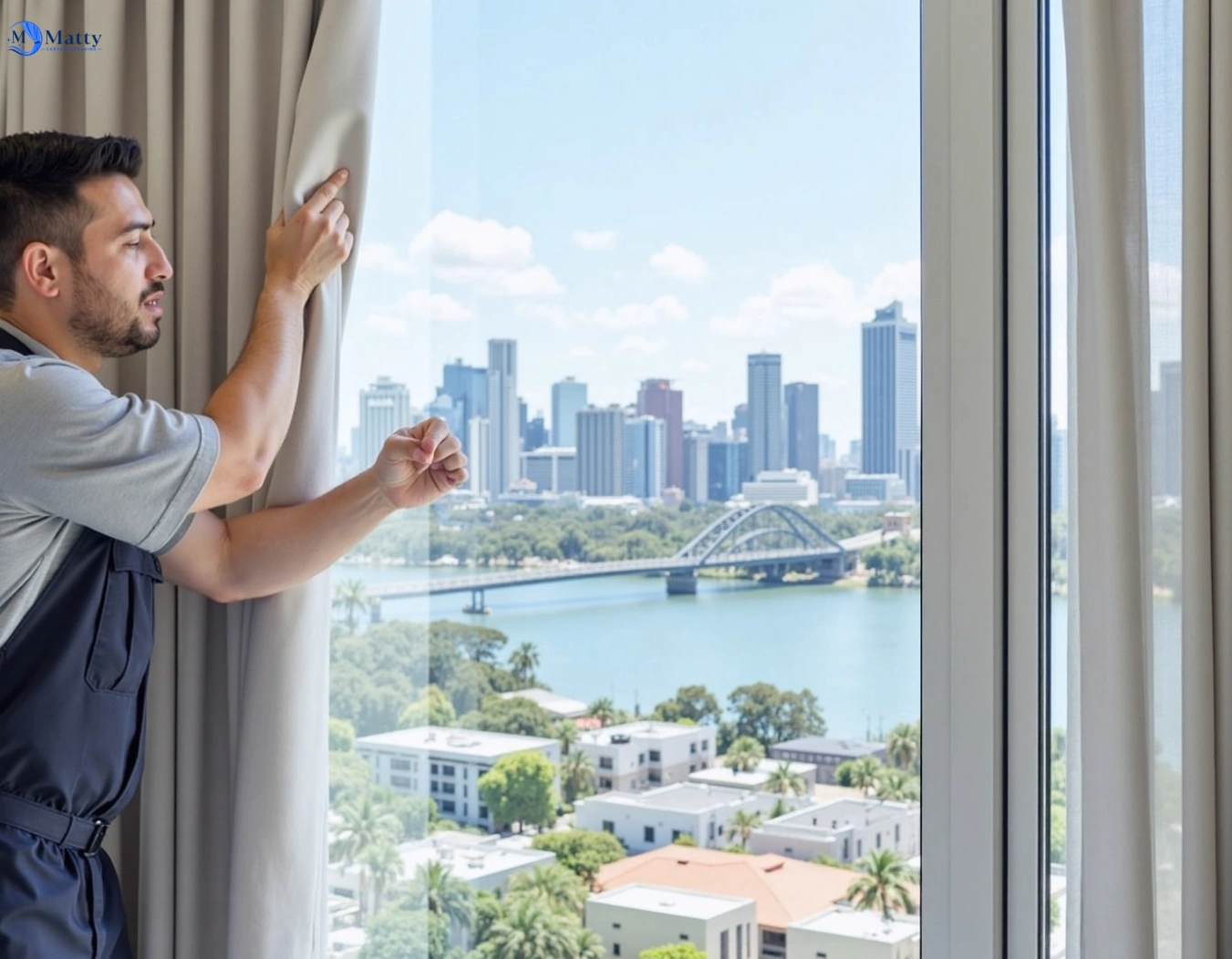 Professional curtain steam cleaning service norlane-vic QLD by Matty Curtain Cleaning